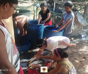EVSU-CC Celebrates Productive Bangus Harvest from Income-Generating Initiative