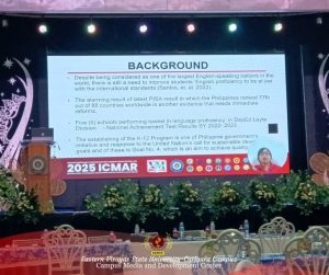 EVSU-Carigara Faculty Presents Research at Multiple Forums