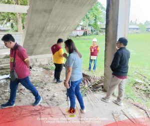EVSU, Carigara LGU Engineering Team Coincidentally Converge for Post-Earthquake Infrastructure Inspection