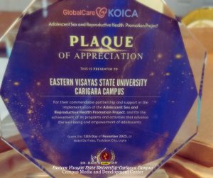 GlobalCare KOICA Honor EVSU-CC for Success in Adolescent Health Project